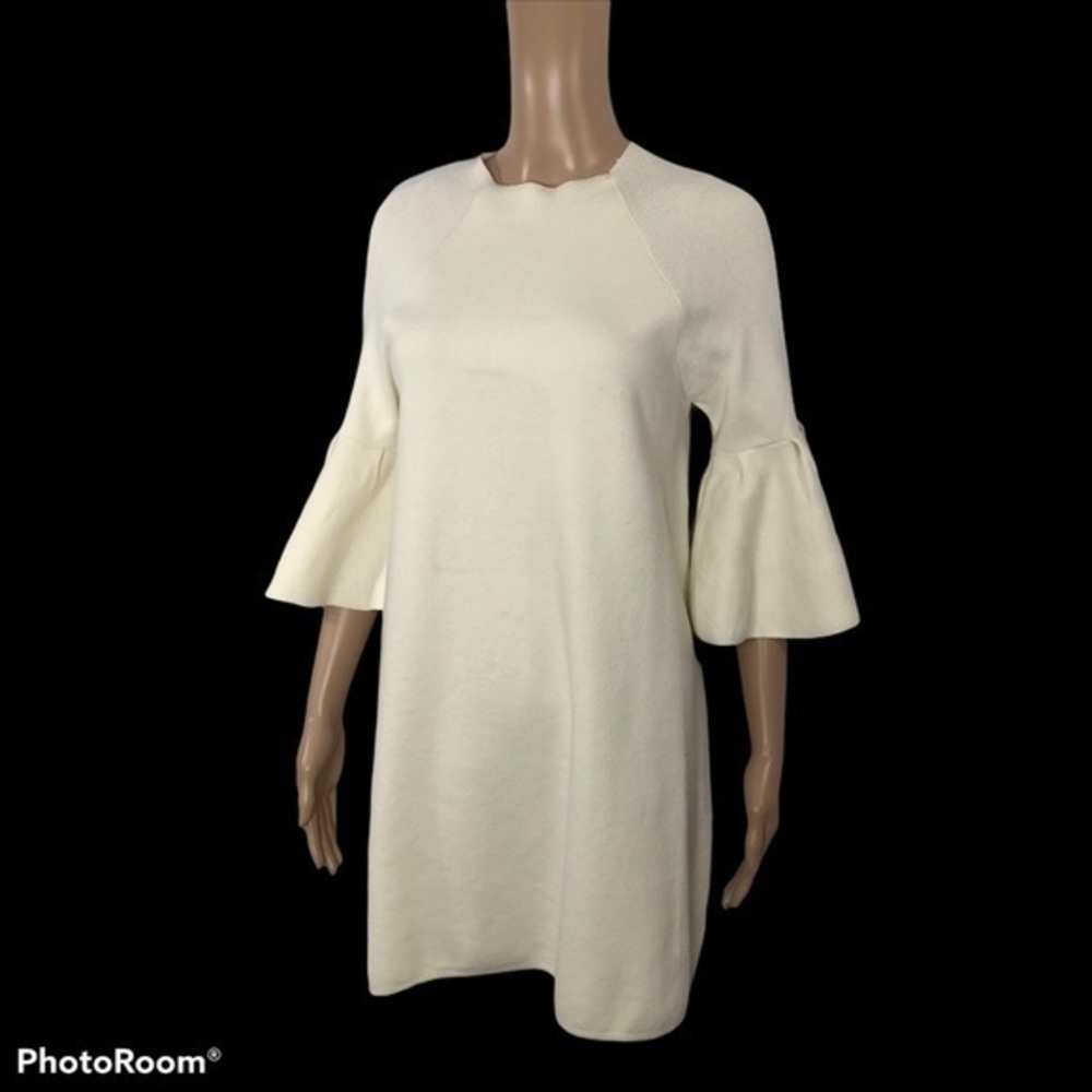 Anthropologie Moth sweater dress off-white EUC